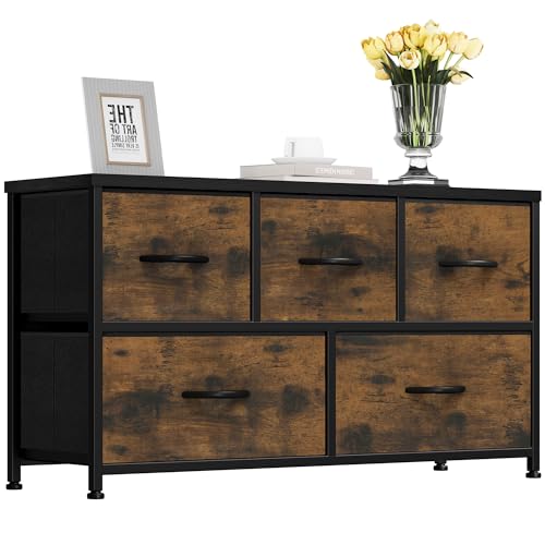 Armário de Madeira YITAHOME com 5 Prateleiras YITAHOME - Guarda-roupas - 5 prateleiras, madeira mdf, branco, fácil de montar
