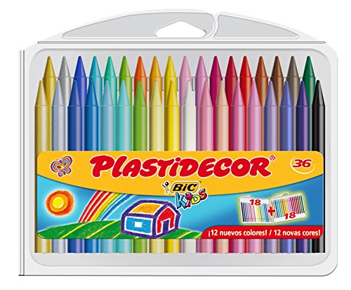 Caixa de 36 Lápis de Carvão BIC Kids (Multicolor) BIC - Lápis de cera - 36 lápis, multicolor, BIC kids