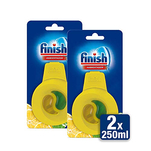 Ambientador FINISH LAVAVAJILLOS Limão 60 Lavados Duplo Finish - Detergente e sabão para louça - limão, lavavajilhos, duplo