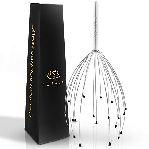 Massajador de Cabeça SKRAUT HOME Massagem de Cabeça (Branco) PURAVA - Massageadores - massagem, cabeça, branco