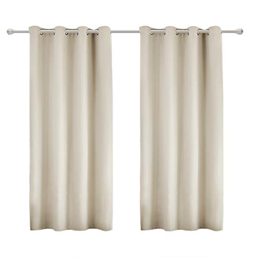 Cortina de Encaixe WOLTU | 135 x 175 cm - Creme WOLTU - Cortinas e cortinados - 135 x 175 cm, poliéster, resistente, fácil de limpar