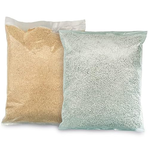 Pack de Perlita e Vermiculita 20L (Vermelho - 1.5 Kg) Sustratos - Solo - perlita, vermiculita, secar roupa, fresca, proteger casa