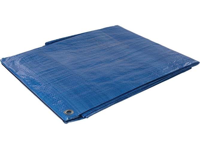 Silverline 282423 cobertura de equipamento de jardim Plástico Azul, Branco Silverline - Acessórios de hardware - plástico, azul branco, resistente, uv tratado