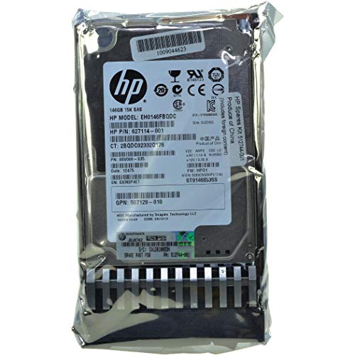 Disco HDD Interno HP ENTERPRISE 512744-001 (146 GB - SAS - 15000 RPM) HP - Discos rígidos - 146 gb, sas, 15000 rpm
