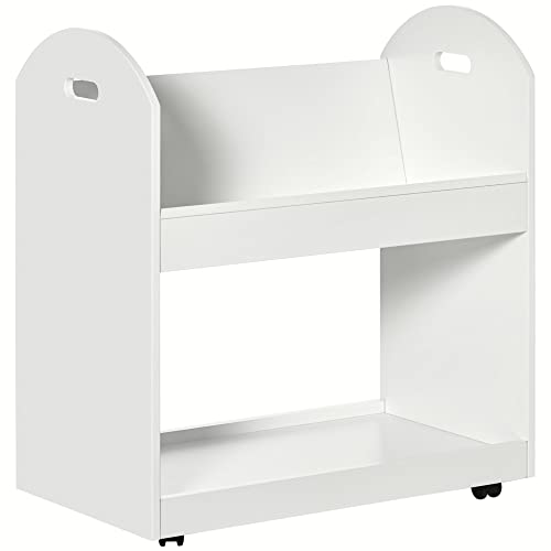 Estante HOMCOM Castanho (Madeira - 71 x 40 x 78 cm) HOMCOM - Estantes e prateleiras de pé - 10 kg, MDF, castanho, 71x40x78 cm