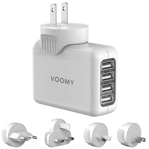 Adaptador de Viagem VOOMY Universal Travel Adapter The Brand Lab B.V. - Conversores e adaptadores de viagem - universal, 4 conectores, adaptador de viagem