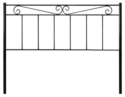 Cabeça para Cama HOGAR24 210701 (Preto - Aço) HOGAR24 ES - Cabeceiras e peseiras - ferro fundido, tubo 30mm, cores variadas, instalação simples