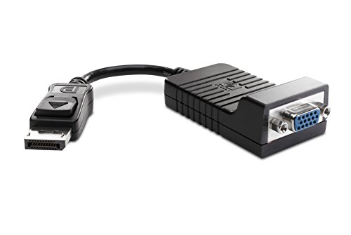 Cabo de Vídeo Adaptador HP F7W97AA 0.2m DisplayPort VGA HP - Adaptadores de cabos de áudio e vídeo - displayport, vga, 0.2m