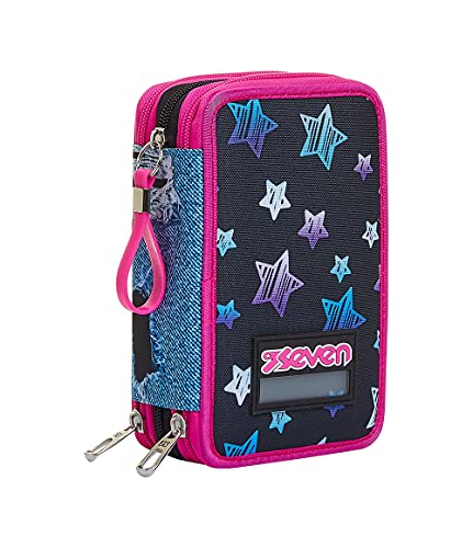 Estojo Grande Star Plan - Seven (Recondicionado Como Novo) Seven SpA - Kits de desenho e pintura - estojo, grande, star plan, recondicionado, canetas, lápis de cor