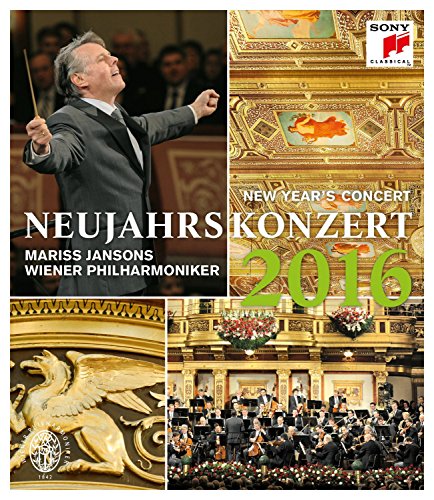 CD Mariss Jansons - New Years Concert 2016 (1 CDs) SONY CLASSICAL - Dvds de filmes e programas de televisão - cd, mariss jansons, concerto de ano novo, 2016