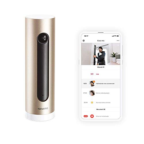 Câmara de segurança NETATMO Netatmo Indoor Camera with Wall Mount Netatmo - Câmeras de vigilância - cmos, full hd, visão nocturna, mp4