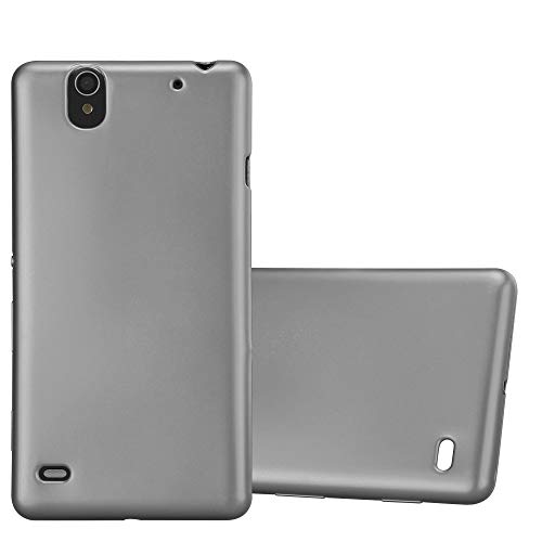 Capa para Sony Xperia C4 CADORABO Cinzento CADORABO - Capas para telemóveis - silicone, cinzento, resistente a riscos, resistente ao pó
