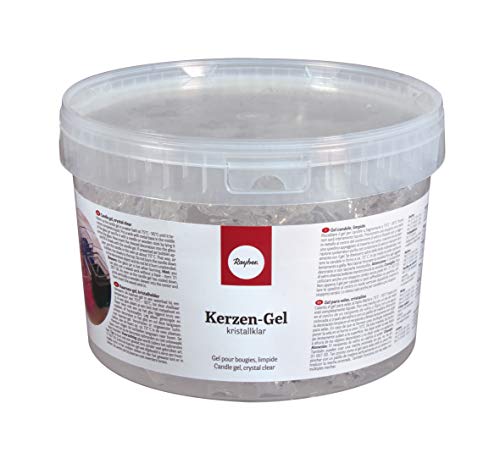 Gel para Fabrico de Velas RAYHER Transparente (2Kg) Rayher - Materiais de arte e artesanato - transparente, 2kg, cores variadas, duração prolongada