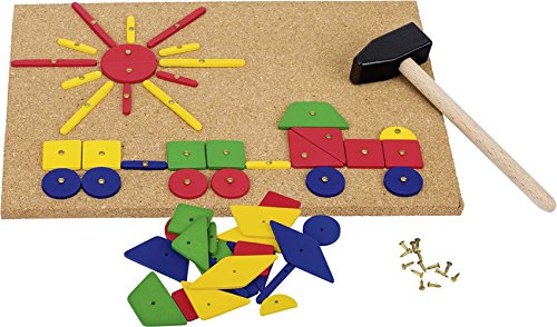 Brinquedo de Construção Goki 80001003 | Vermelho, Amarelo (Jogos de Sociedade) Goki - Jogos - madeira, 3 anos, 110 peças