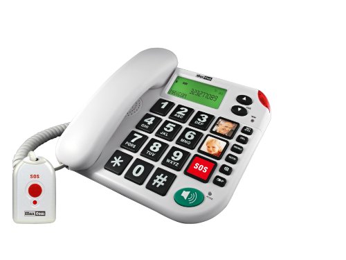 Telefone sem fio MAXCOM KXT-481 Branco (Telefone Sem Fios) Maxcom - Telefonia - sem fio, branco