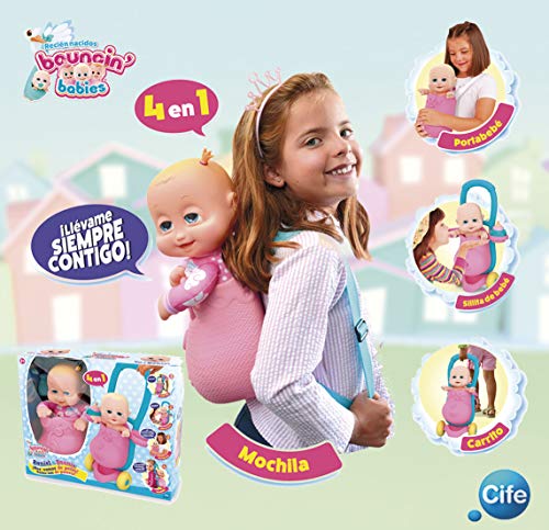 Boneco DISFRAZZES Bouncin Babies Recém-Nascidos Vamos Passar (Tam: 25 cm) Boucin Babies - Brinquedos - recém-nascido, bouncin babies, 25 cm