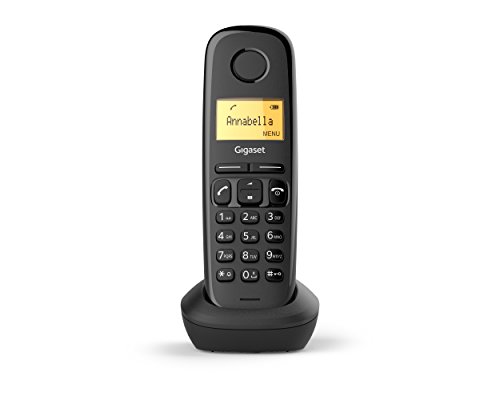 Telefone sem fio GIGASET A170 Preto, Prateado Gigaset - Telefones com fios - sem fio, preto, prateado