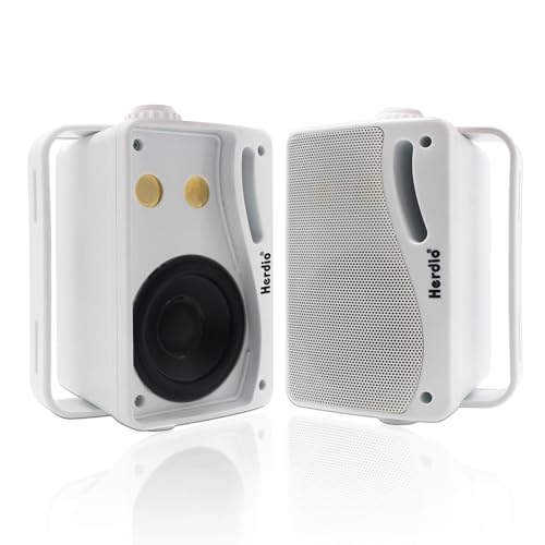 Altifalantes HERDIO 3.5'' 200W (Branco - 200 W) Herdio - Alto-falantes - 3.5 polegadas, 200w, branco