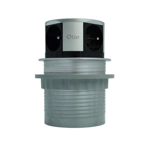 Extensão Elétrica OTIO Compact 4 tomadas Branco Otio - Filtros de linha e supressores de surtos - 4 tomadas, 1,5 m, compacto, design elegante