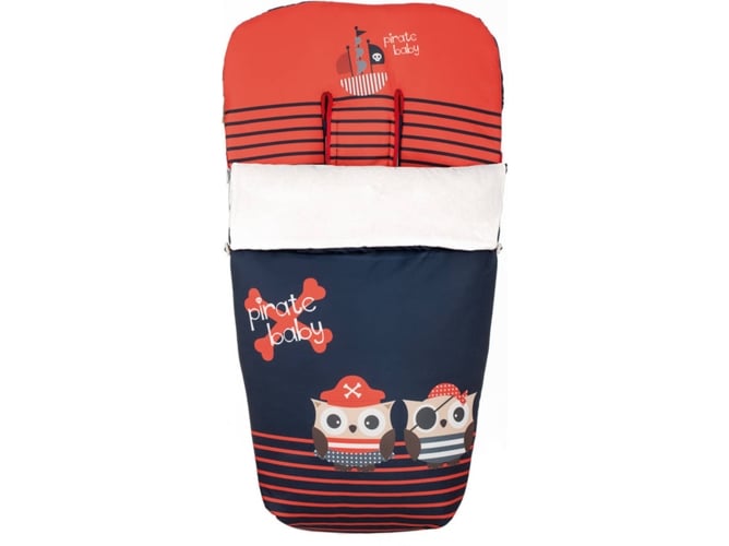 Forra para Carrinho de Passeio BABYLINE 3D Azul e Vermelho (39 x 27 x 15 cm) Babyline - Forros e sacos de transporte para bebês - forro, carrinho de passeio, bebé, sol, chuva, motivos