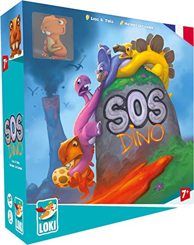 Jogo de Tabuleiro LOKI SOS DINO (Idade Mínima Recomendada: 4 anos) Loki - Jogos de tabuleiro - cooperativo, 4 anos, salvar dinossauros, ovos