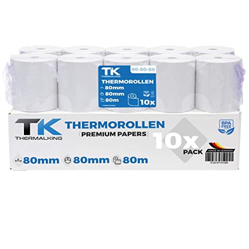 Rolo de etiquetas thermal LABELMANIA Lm-80X80 Thermal King - Fitas de etiquetas e recargas - preto, branco, thermal, 8 cm