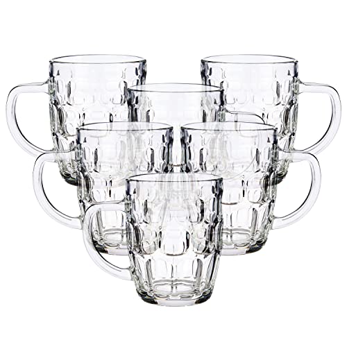 Conjunto de 6 Copos de Cerveja TIENDA EURASIA (Vidro - Transparente) TIENDA EURASIA - Copos de cerveja - conjunto, 6 copos, cerveja, vidro, transparente