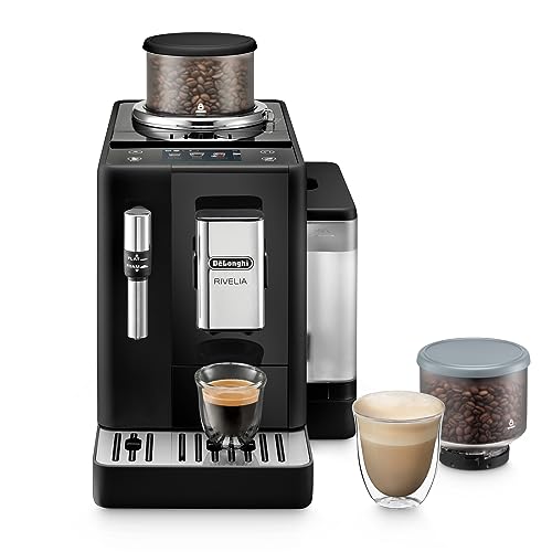 Máquina Café DELONGHI Rivelia EXAM440.35.B (15 bar - 3 Níveis de Moagem) De'Longhi - Máquinas de café espresso - 15 bar, 3 níveis, moagem