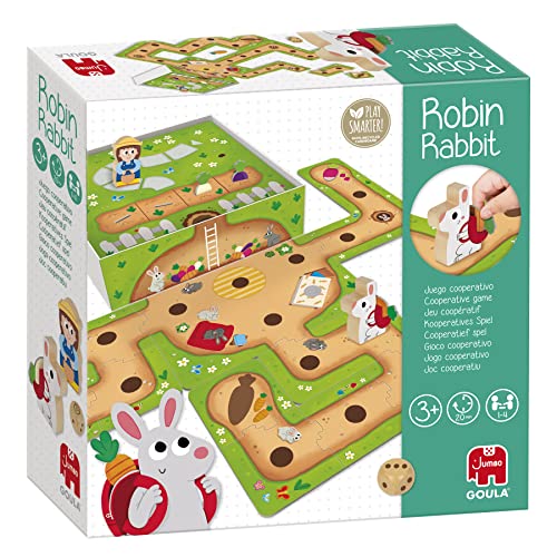 Jogo Educativo GOULA Robin Rabbit (Idade Mínima Recomendada: 3 anos) Jumbodiset - Jogos - jogo educativo, idade mínima 3 anos, 2 fases, madriguera, despensas, verdura, mochila