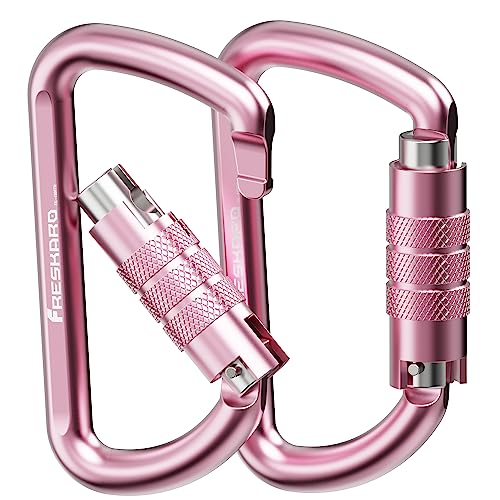 Mosquetão Freskaro 2Pcs Giro Cierre (Cinzento) FresKaro - Mosquetões - cinzento, alumínio, 1224 kg, aviões