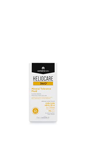 Protetor Solar HELIOCARE 360º Mineral Tolerance Fluid SPF50 (Fluido - 1 Unidade) Heliocare - Protetor solar - spf50+, mineral, tolerância, fluído