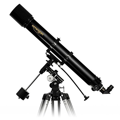 Telescópio OMEGON Ac 90/1000 Eq-2 (Azul - Alumínio) OMEGON - Telescópios - ac 90/1000, eq-2, alumínio
