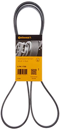 Correia de Máquina de Lavar Roupa CONTINENTAL EDISON 6PK1705 CONTITECH - Peças do motor do veículo automóvel - transmissão, forca, alternadores, ventiladores