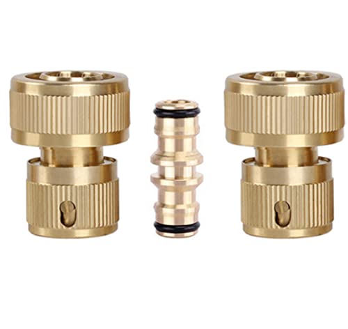 Conjunto de 3 Peças de Conexão Rápida para Mangueira de Jardim AstarFavor - Acessórios e suportes de encanamento - conexão rápida, mangueira de jardim, 3 peças