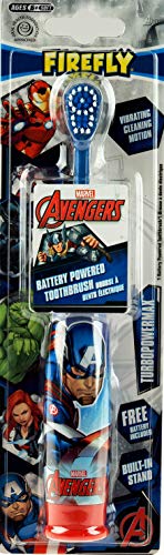 Escova de Dentes Elétrica MARVEL Capitão América e Homem de Ferro Firefly - Escovas de dentes - elétrica, capitão américa, homem de ferro