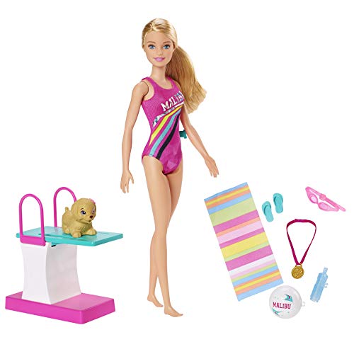 Boneca MATTEL Barbie Dreamhouse Adventures Swim N Dive Barbie - Conjuntos de brinquedos - boneca, swim n dive, dreamhouse adventures
