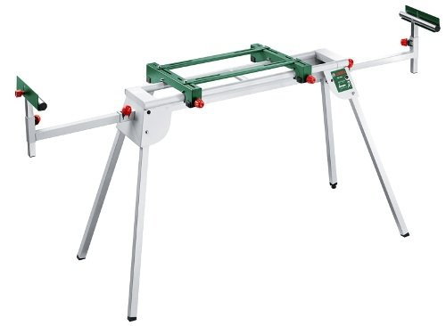 Banco de Serra BOSCH PTA 2400 (Verde - 1.5 x 0.7 x 0.8 m) Bosch - Acessórios de serra - ajustável, rodas, 160 kg, 2,44 m
