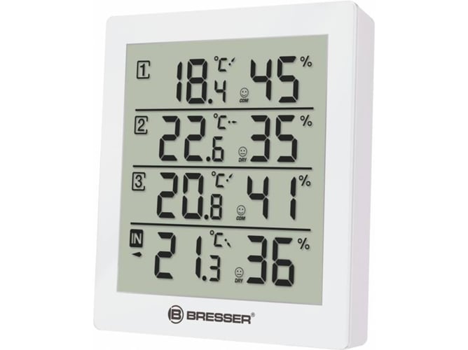 Estação meteorológica digital BRESSER 7004000CM1000 Bresser - Previsores do tempo e estações - digital, 4 sensores, sem fios, controlável à distância