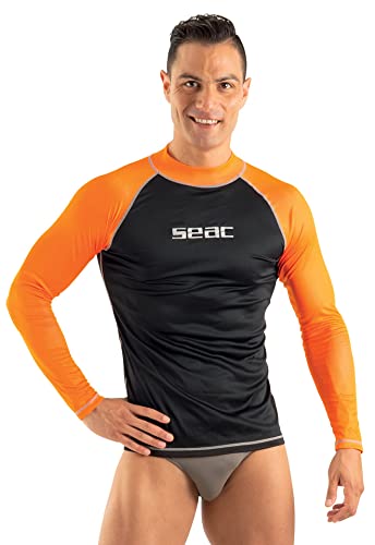 Rashguard Unisexo SEAC T-SUN LONG Azul para Natação (L) SEAC - Rash guards e camisetas de natação - unisex, natação, azul, long