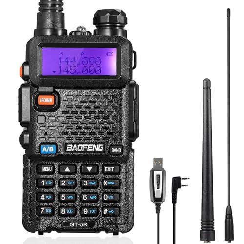 Walkie Talkies Baofeng GT-5R (16 Canais - Até 12 Km - Até 10 Horas) Baofeng - Rádios bidirecionais - 16 canais, 12 km, alarme, indicador LED