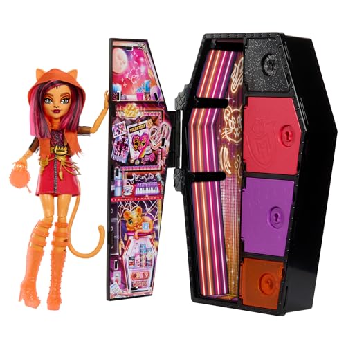 Boneca MONSTER HIGH Toralei (Idade Mínima Recomendada: 4 anos) Mattel - Brinquedos - Toralei, 35 cm, acessórios, 4 anos