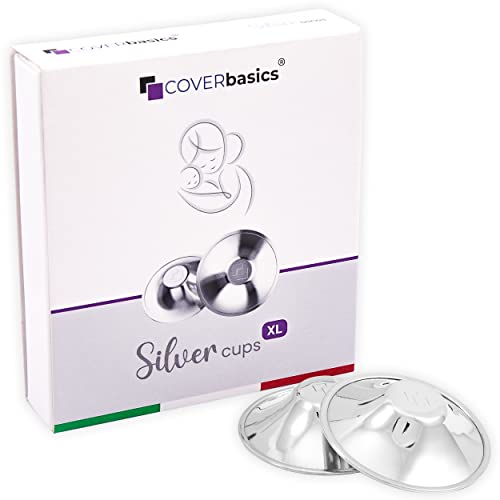 Acessório para Amamentação COVERBASICS SilverCup XL COVERbasics - Almofadas e protetores de amamentação - proteção, plástico, ajustável, fácil de limpar