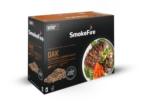 Lignocelulose para churrasco WEBER 18295 Weber - Chips de fumo e pellets - pellets, madeira de carvalho, aroma médio