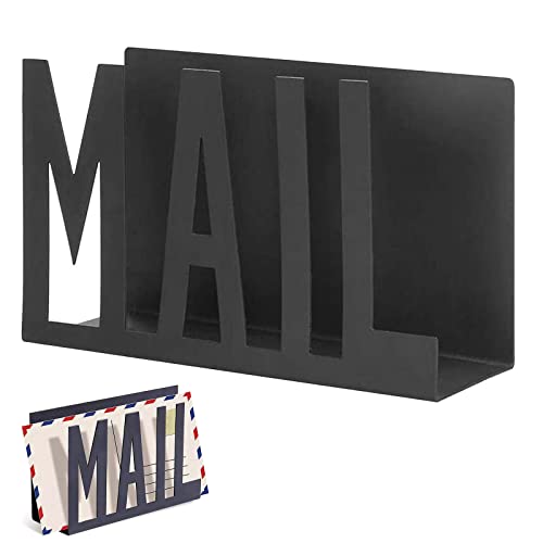 Organizador de cartões KAYLRE (Preto - 25.4 x 17.8 x 2 cm) KAYLRE - Arquivamento e organização - metal, 25.4 x 17.8 x 2 cm, preto