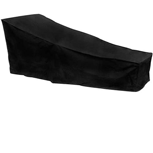 Capa para Sofá TIMESETL (Preto - Algodão e Poliéster - 190 x 80 cm) TIMESETL - Capas para móveis de exterior - poliéster, anti-uv, resistente ao vento, fácil de limpar