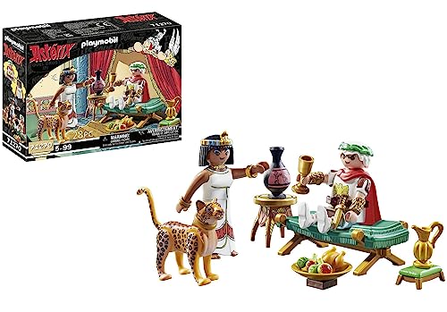 Asterix Caesar and Cleopatra Playmobil (Idade Mínima Recomendada: 5 anos) PLAYMOBIL - Brinquedos - asterix, caesar, cleopatra, egípcios, etruscos