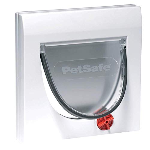 Porta para Gatos STAYWELL Classic com 4 Opções de Fechamento (Branco) Petsafe - Portas para animais de estimação - fechamento, plástico, branco