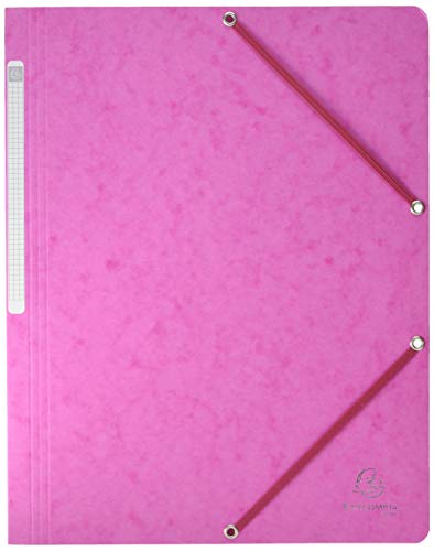 Pasta EXACOMPTA (Rosa - Polipropileno - A4) EXACOMPTA - Pastas de arquivo - polipropileno, acabamento mate, tamanho a4