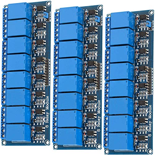 Módulo de Contador AzDelivery 3 pcs 8 canais Modulo Rele 5V com optoacoplamento AZDelivery - Placas-mãe - contador, 8 canais, optoacoplamento, 5v