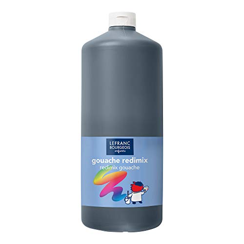 Guache LEFRANC&BOURGEOIS Liquid 2L Black Lefranc Bourgeois - Tinta, tinta de arte e esmalte - preto, 2L, fluorescente, líquido
